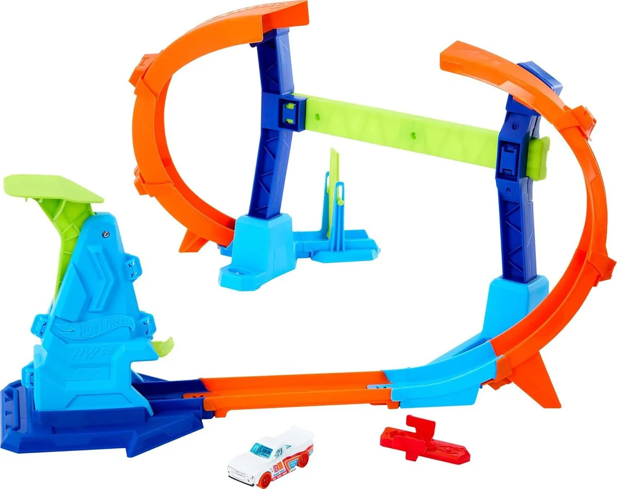 Hot Wheels Pista Campeonato Salto Em Espiral Stunt - Colorido — imagem 2
